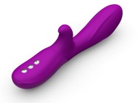 Sex toy vibrator heat induction silicone