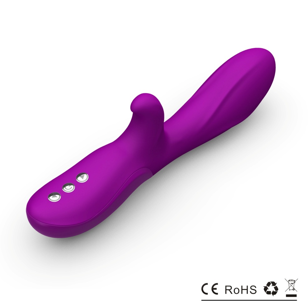 Sex toy vibrator heat induction silicone